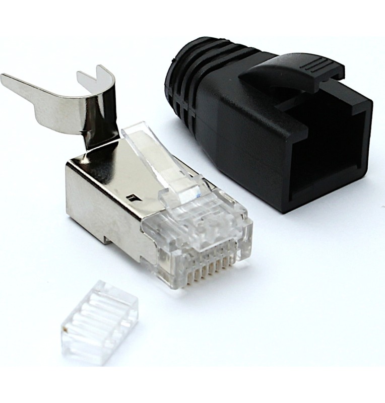 Pack de 100 conectores macho RJ45 Cat.6A UTP/FTP Excel: 100-118-100